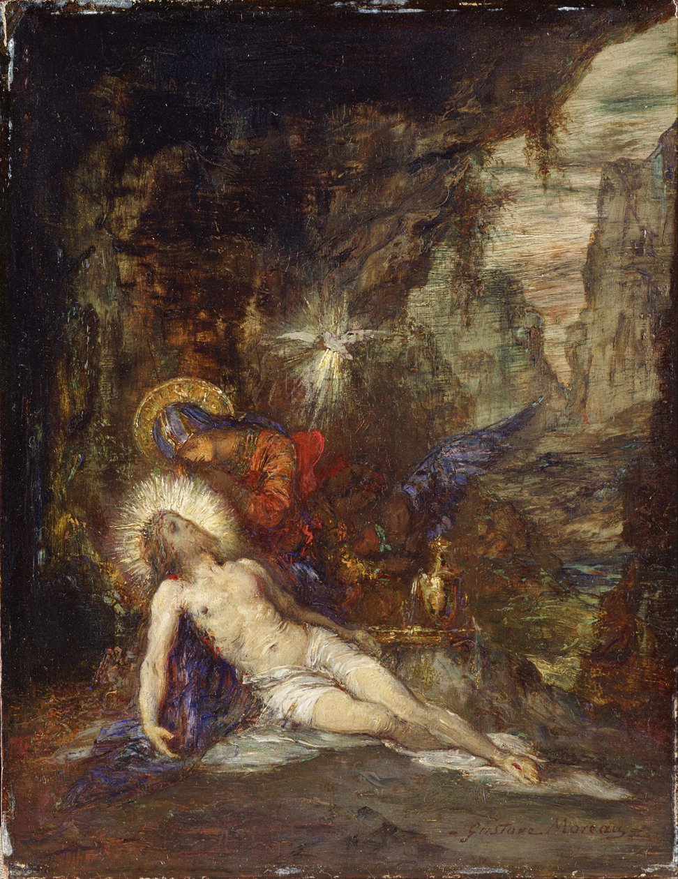 Pietà, ca. 1876 af Gustave Moreau