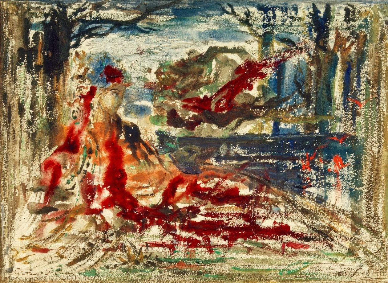 I nærheden af vandet af Gustave Moreau