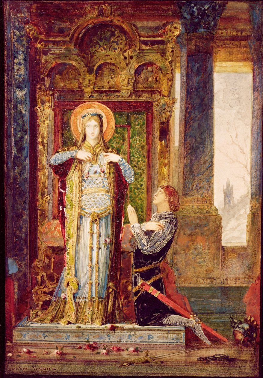 Elisabeth af Ungarn, eller Rosernes mirakel, 1879 af Gustave Moreau
