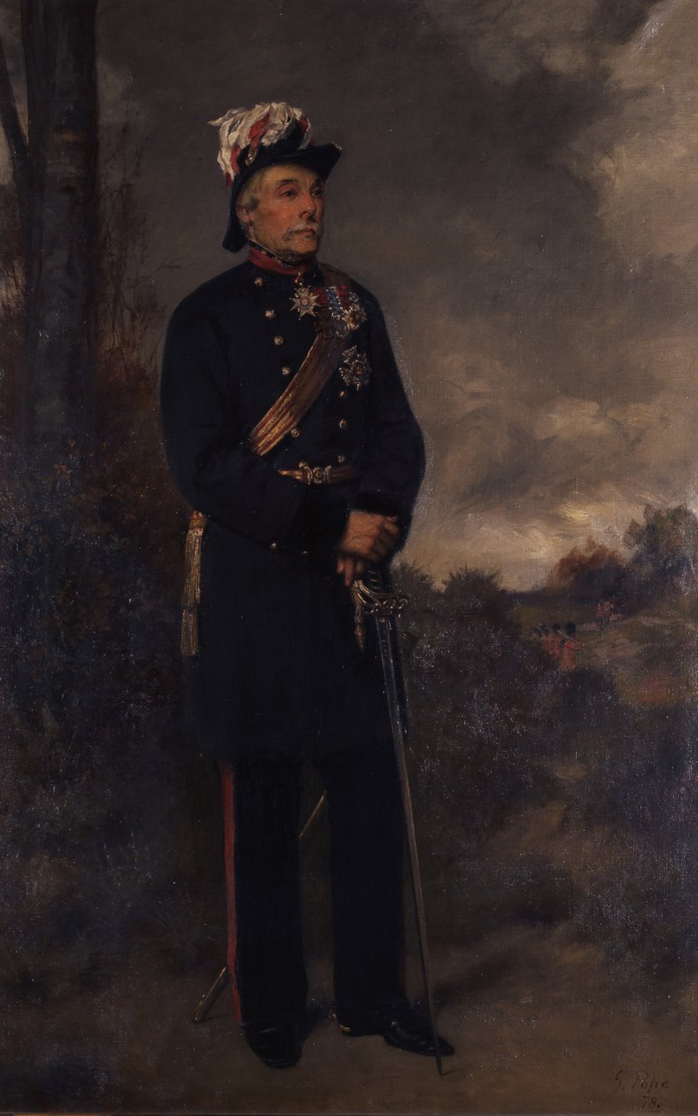 Portræt af generalmajor Lord Henry Percy, V.C. af Gustave Pope