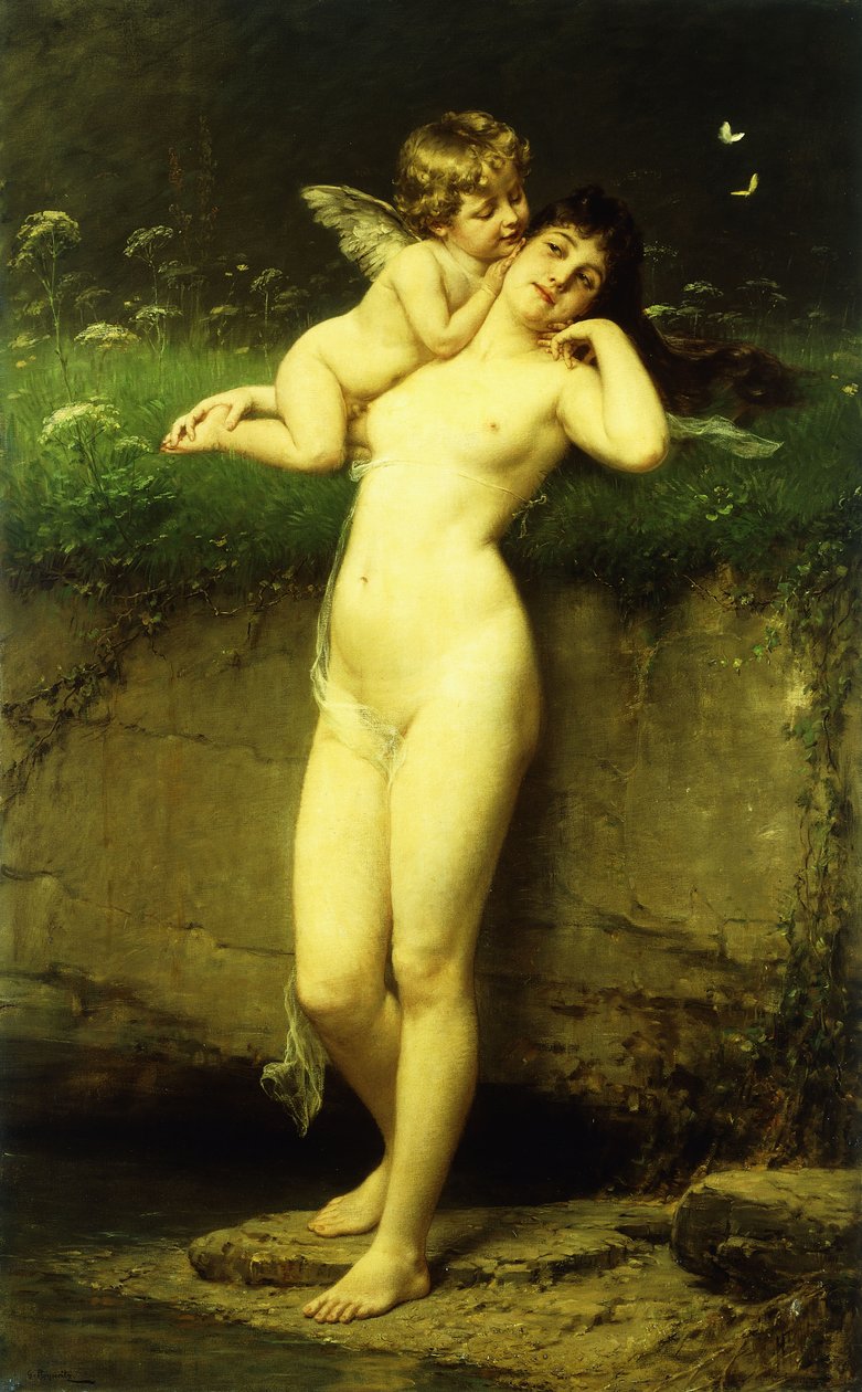 Venus og Amor af Gustave Popperitz