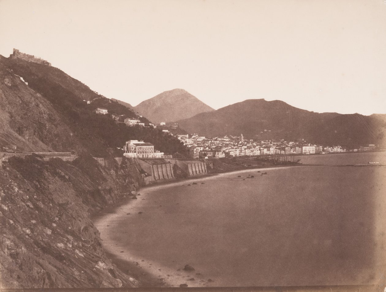 Salerno, Italien, ca. 1856 (foto) af Gustave de Beaucorps