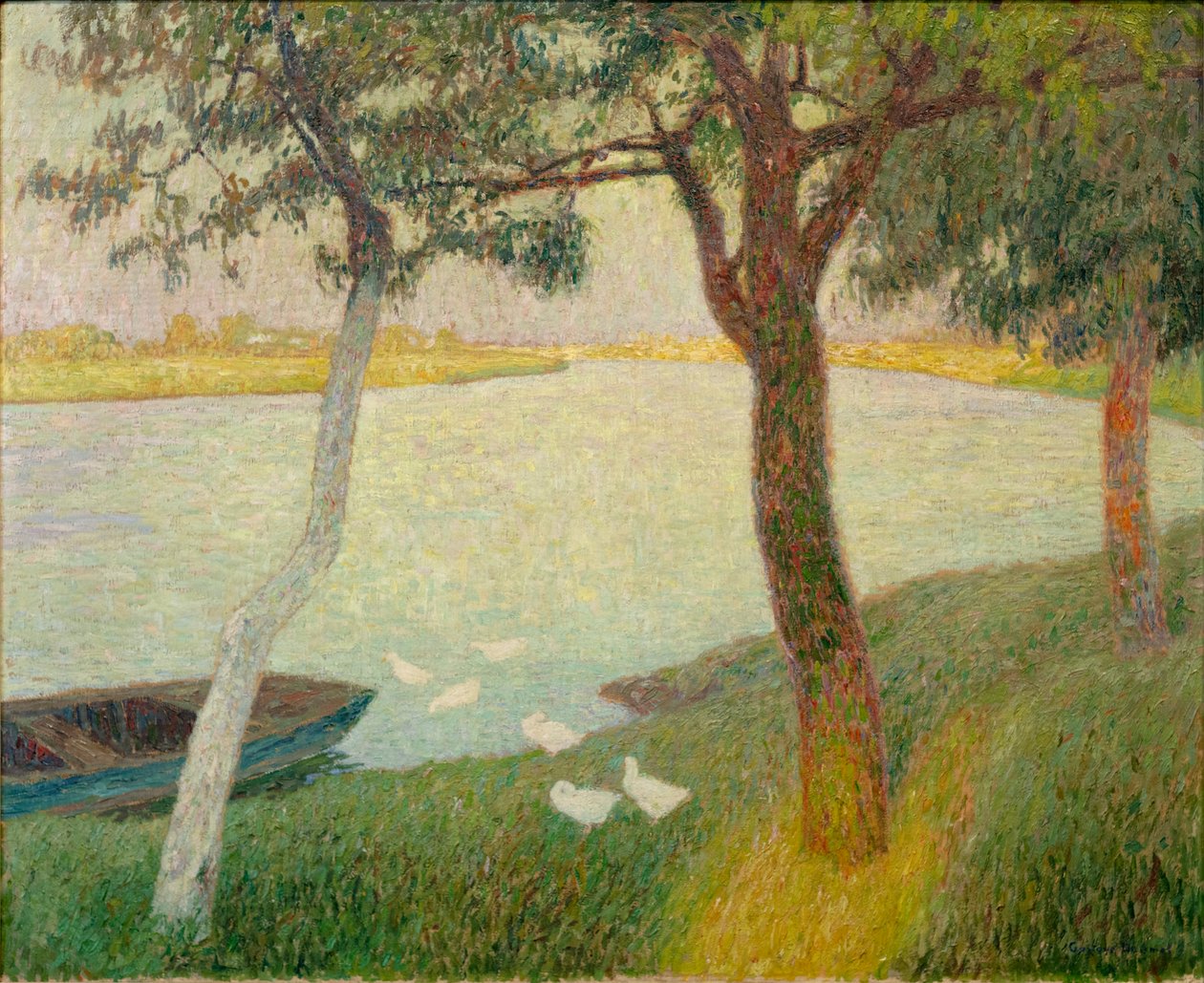 Ænder ved floden Leie af Gustave de Smet