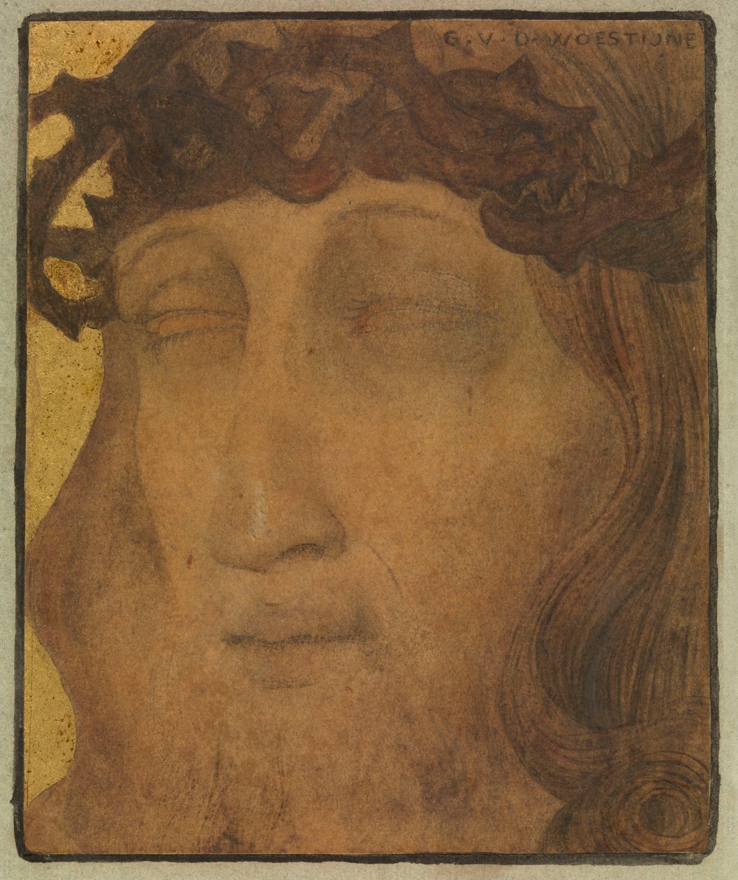 Kristus med Tornekronen af Gustave Van de Woestyne