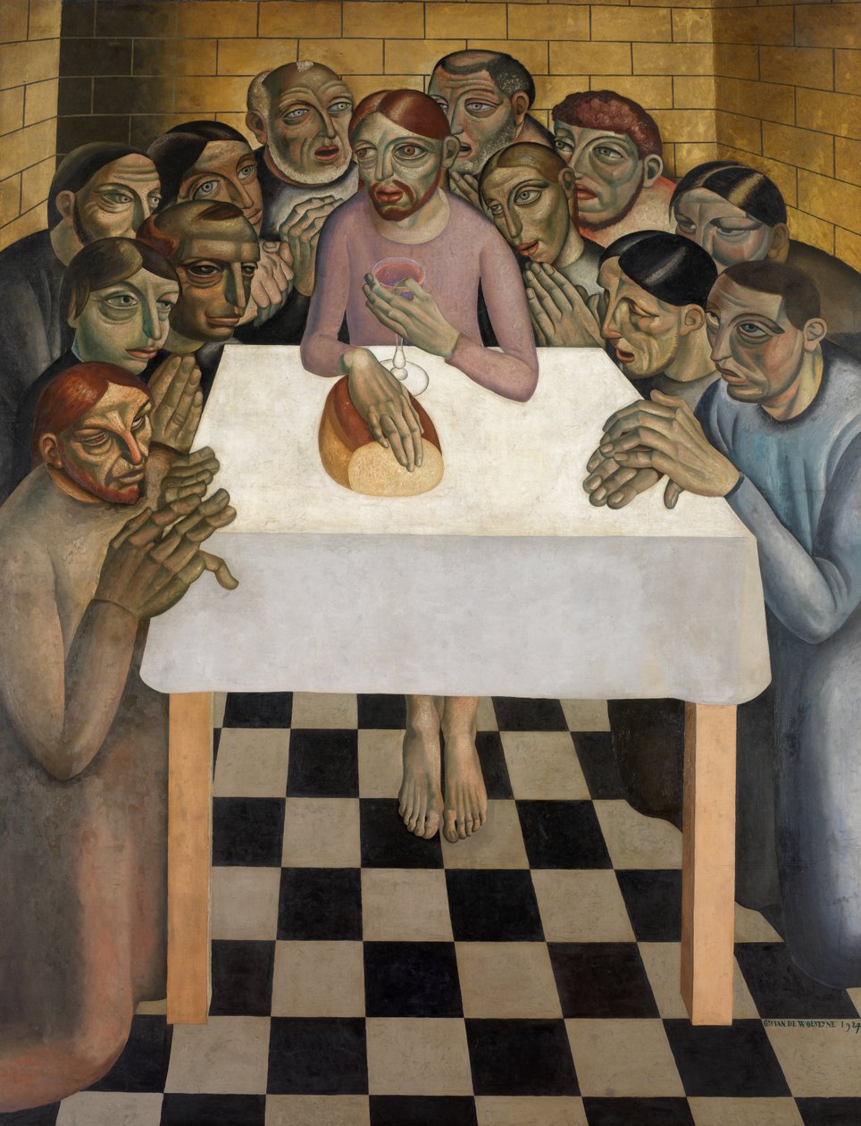 Den sidste nadver af Gustave Van de Woestyne