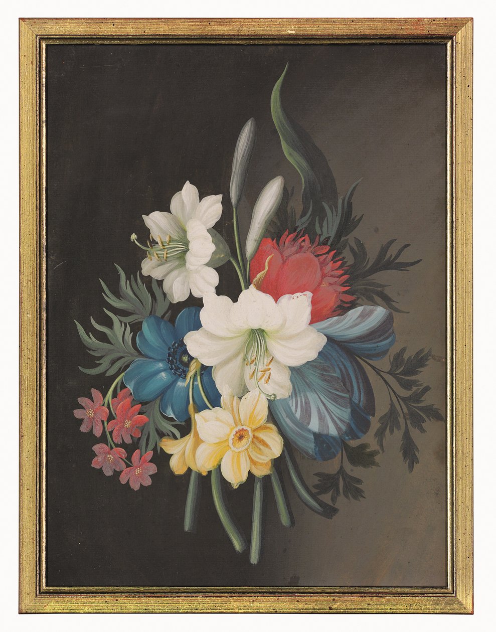 Stilleben af blomsterbuket af Gustavus Hamilton
