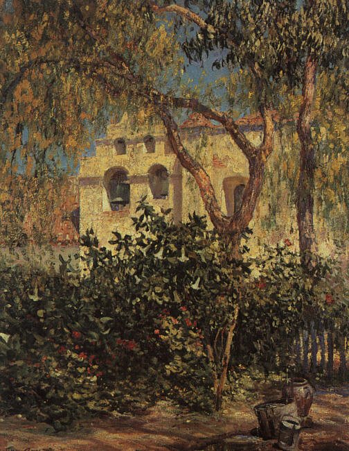 San Gabriel Mission af Guy Rose