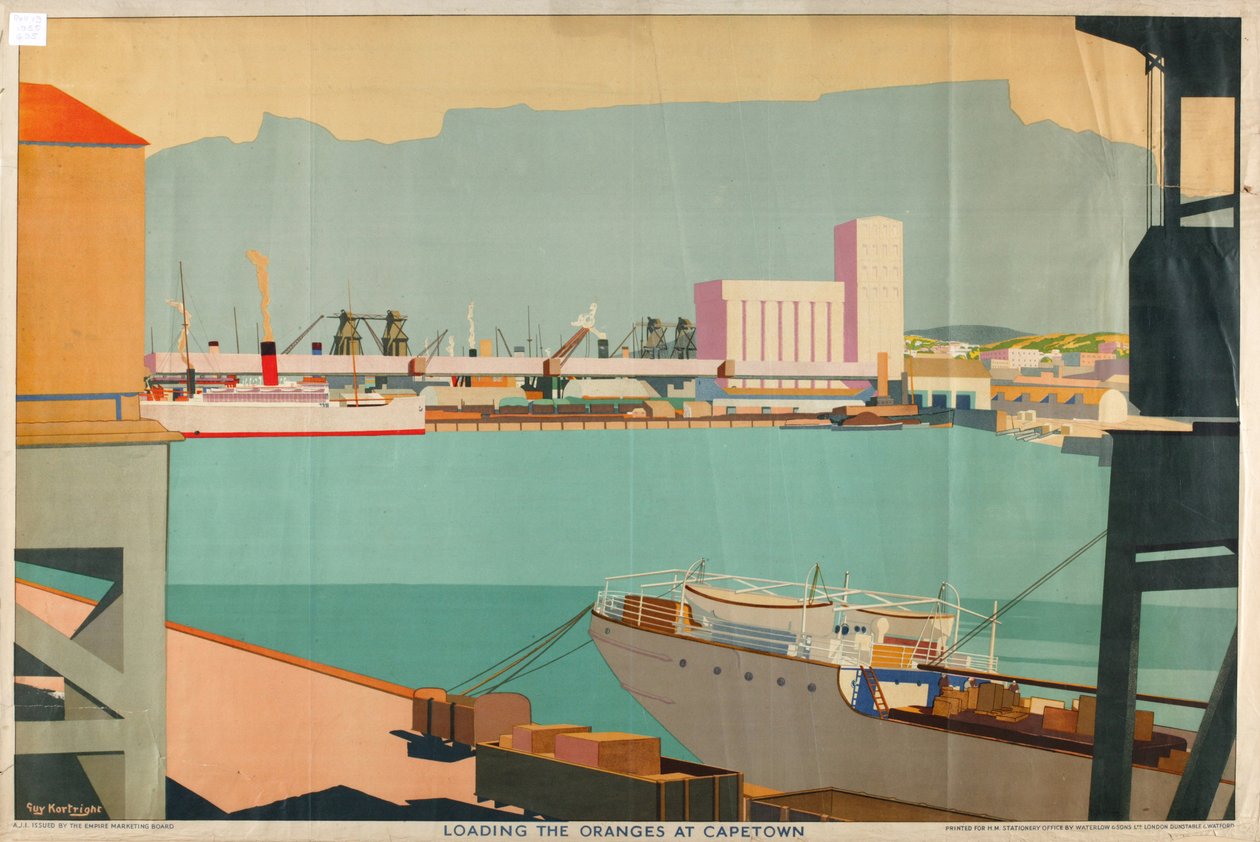 Loading the Oranges at Cape Town, fra serien 