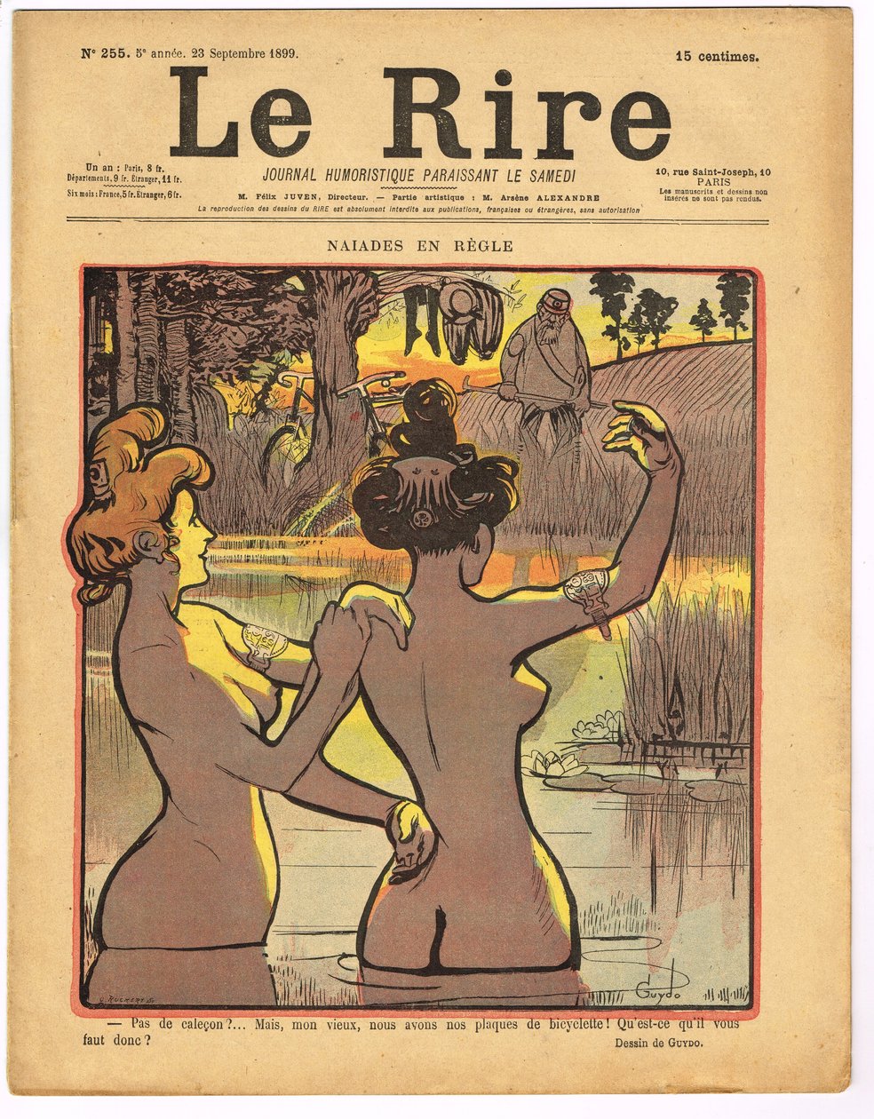 Illustration af Guydo (1868-1930) i Le Rire af Guydo Guydo