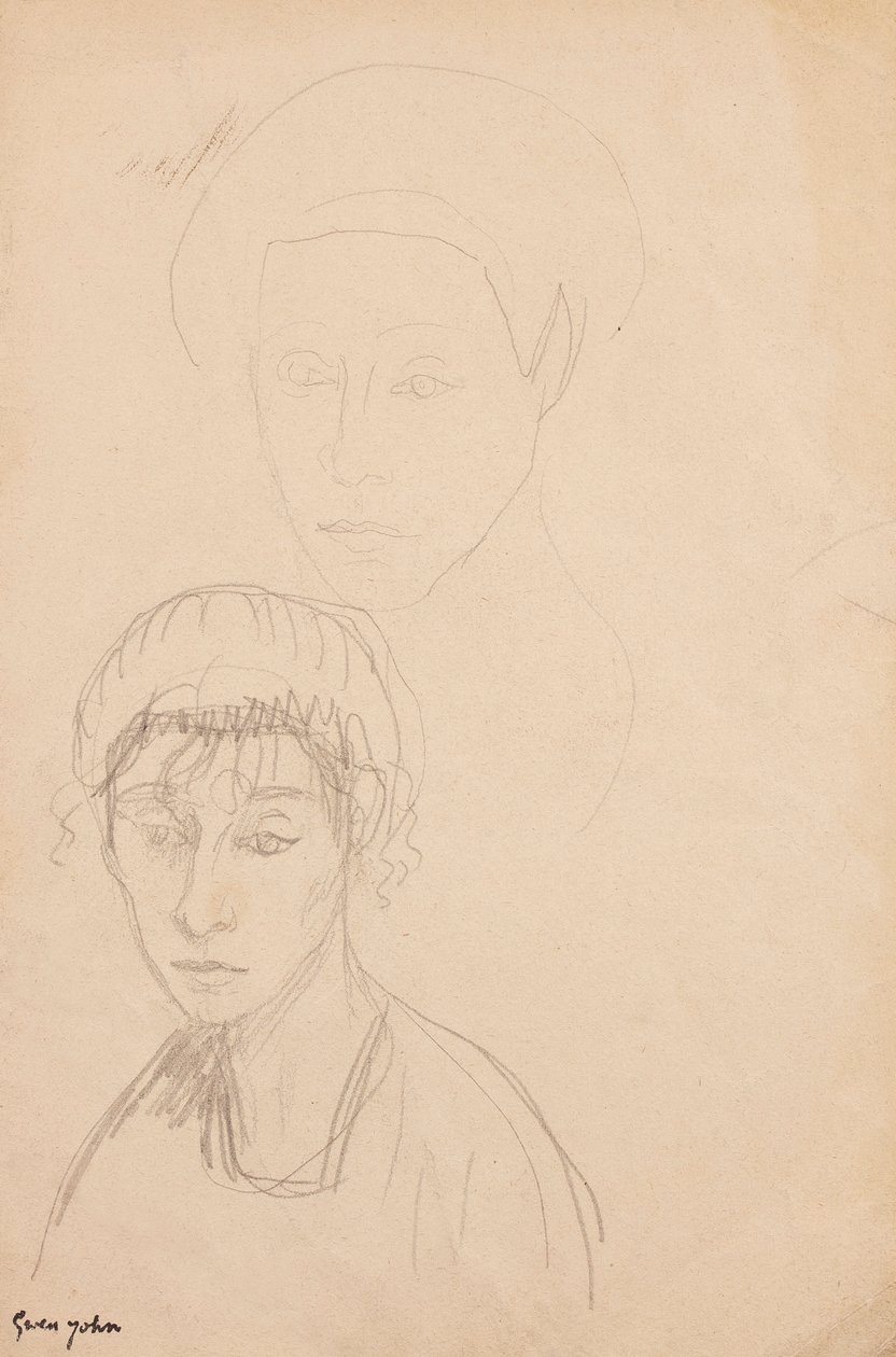 Chloë Boughton-Leigh, ca. 1907 af Gwen John