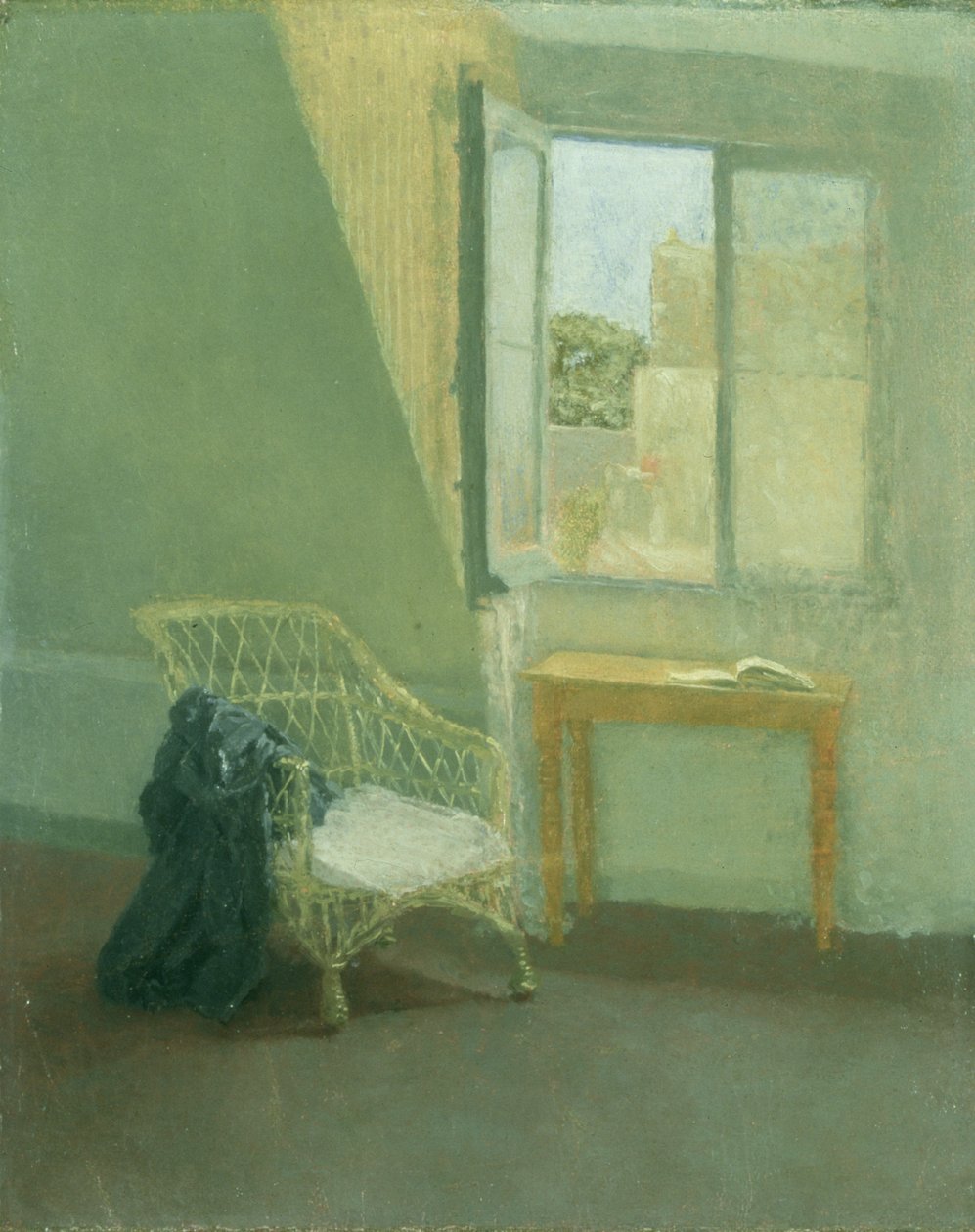 Et hjørne af kunstnerens værelse i Paris af Gwen John