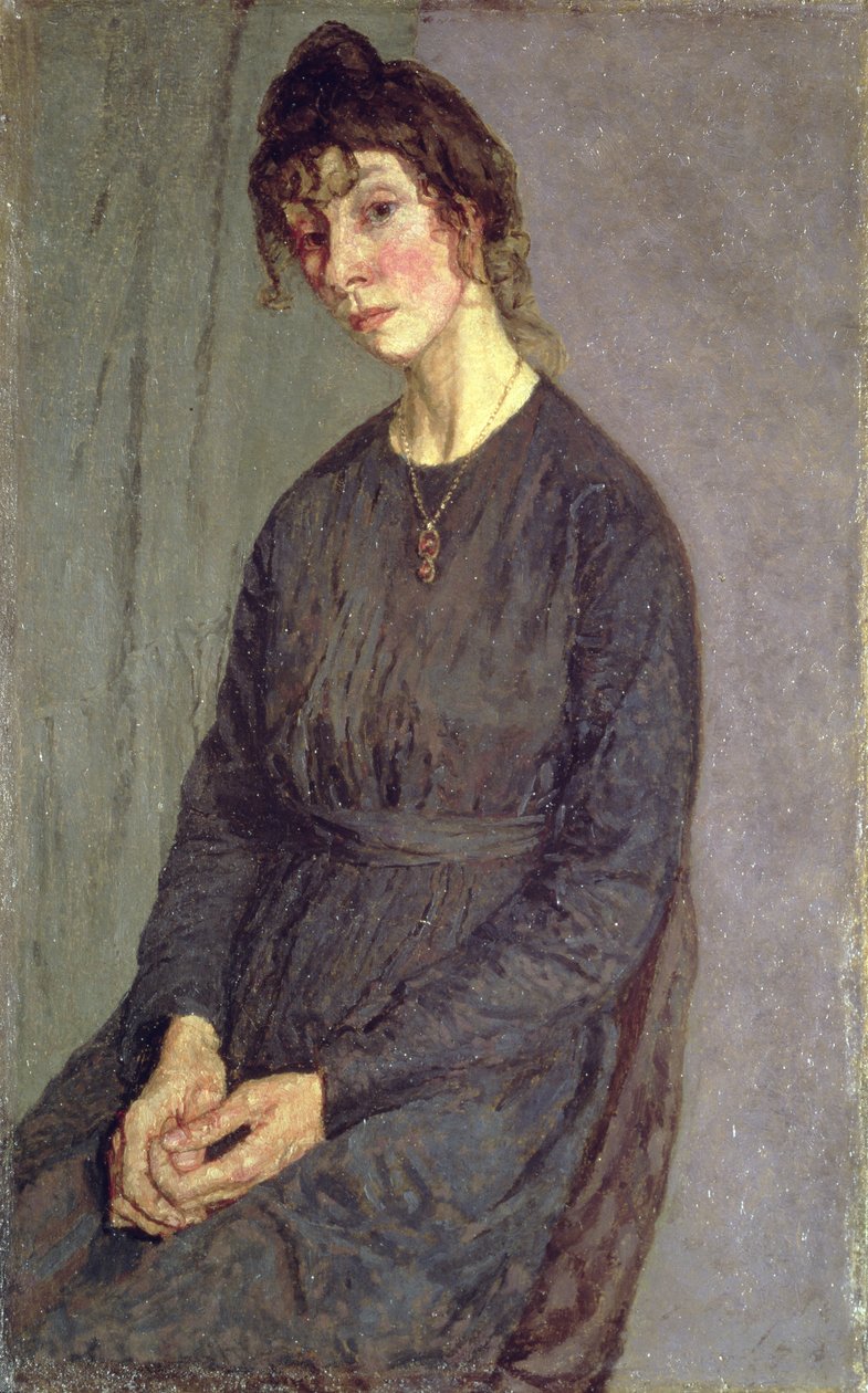 Portræt af Chloe Boughton-Leigh (olie på lærred) af Gwen John