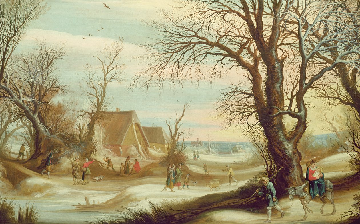 Flugten til Egypten af Gysbrecht Lytens or Leytens