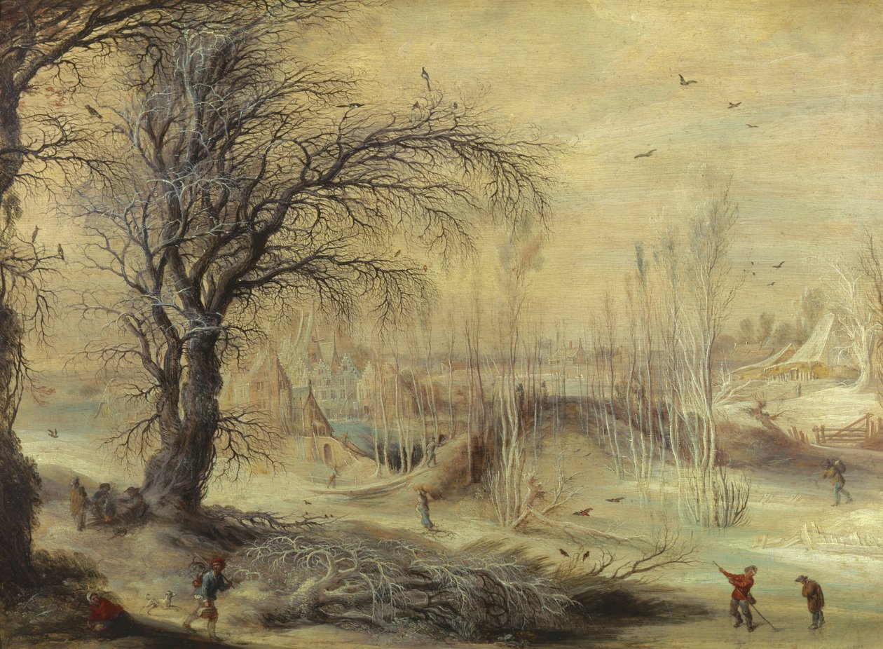 Vinterscene af Gysbrecht Lytens or Leytens