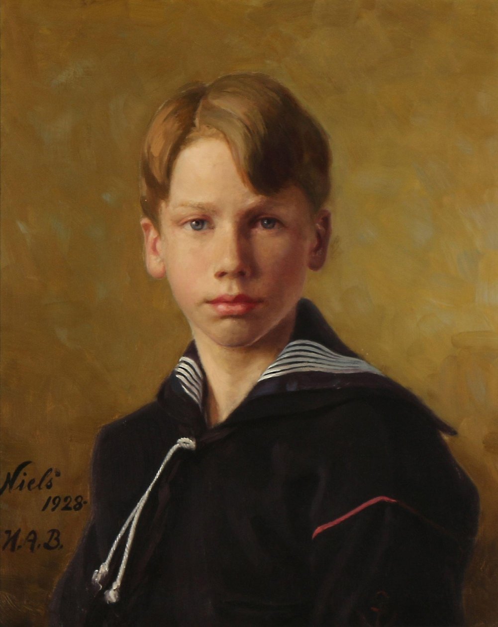 Portræt af kunstnerens nev Nils Portrait of the artists nephew Nils af H. A. Brendekilde