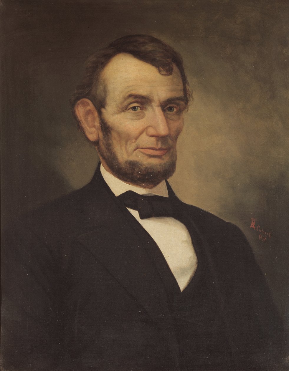 Abraham Lincoln, 1888 af H. Colcard