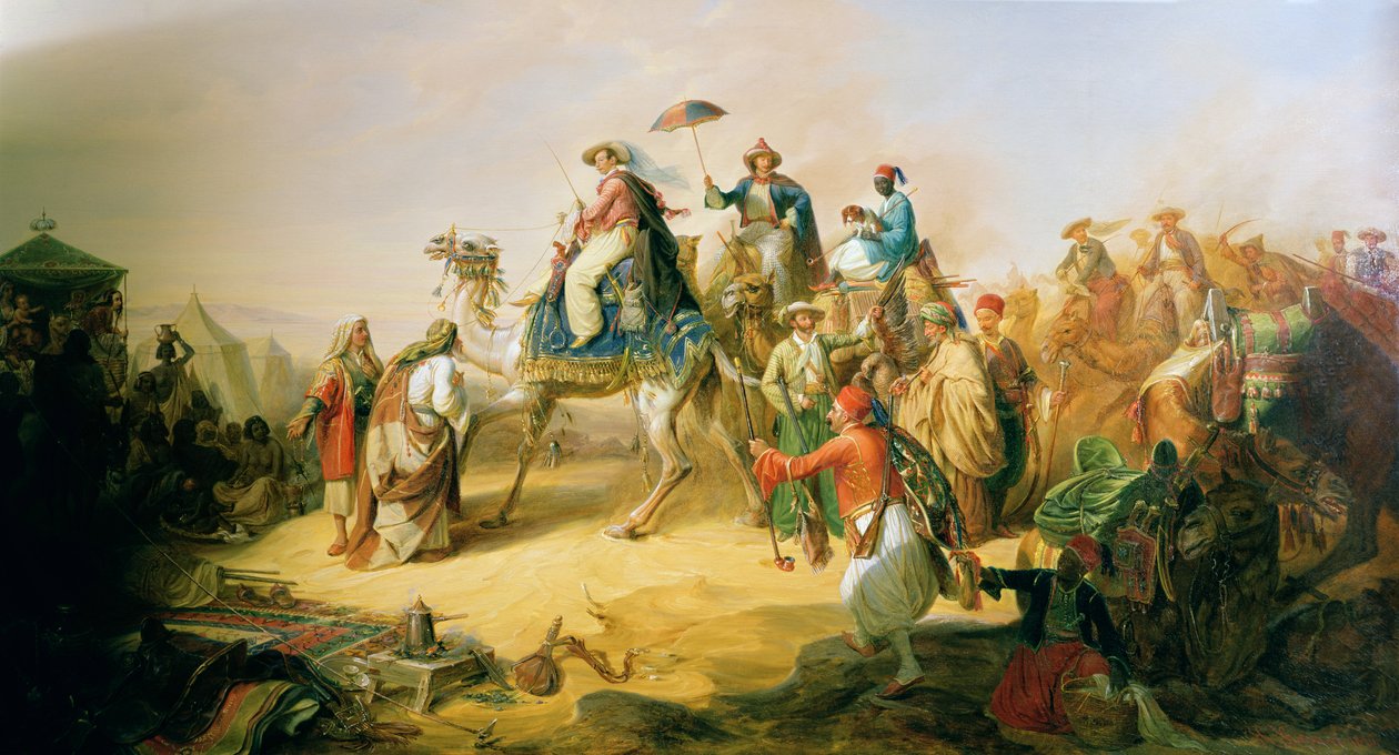 Prins Albrecht von Preussen på sin Orientrejse i 1843 af H. Kretschmer