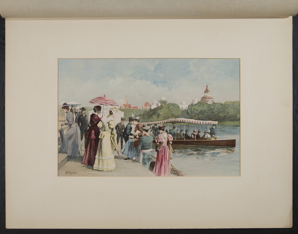 Gondollanding, North Lagoon af H.D. Nichols
