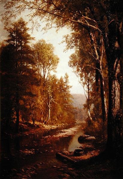 A Meadow Brook, Essex County af H.J. Blauvelt