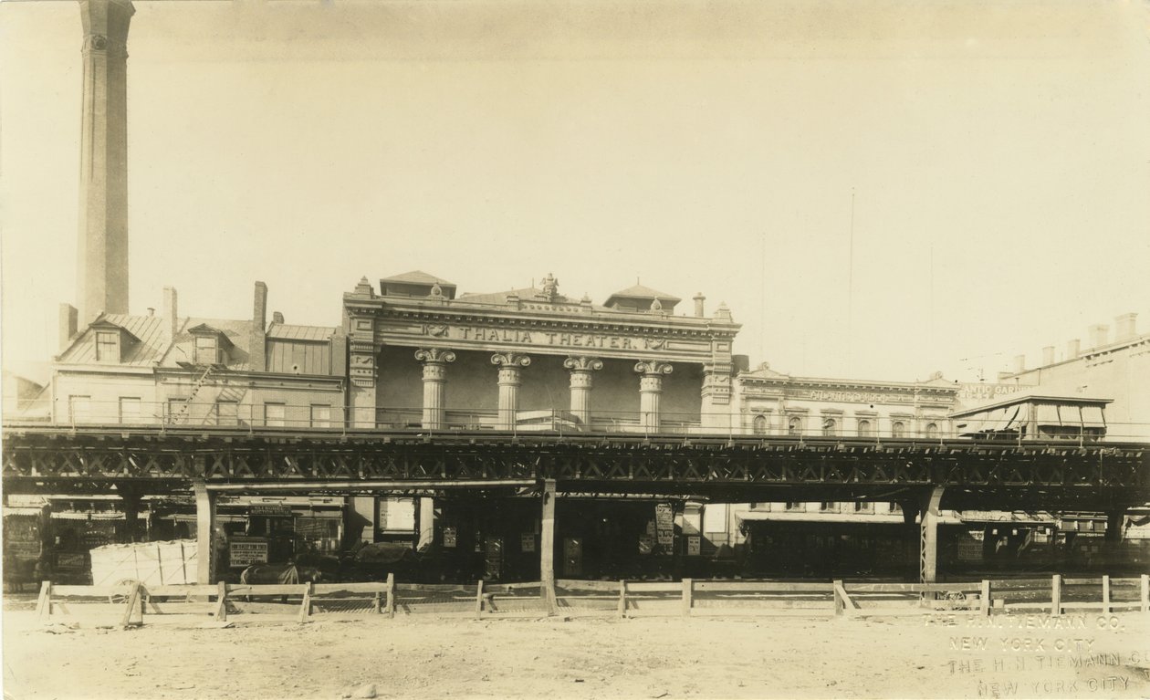 Thalia Theater, før det blev ødelagt i 1929, ca. 1908 (sort foto) af H.N. Tiemann