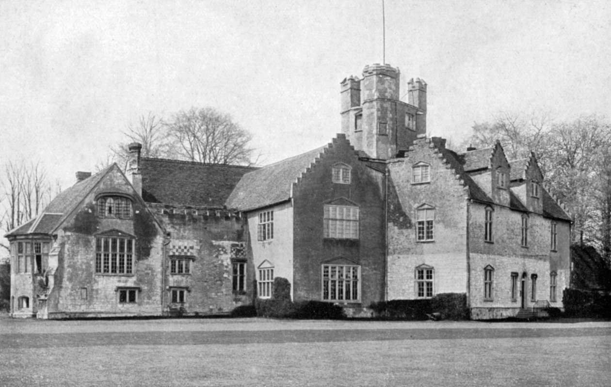 Bisham Abbey, Berkshire, fra nordøst, 1924-1926. af HN King