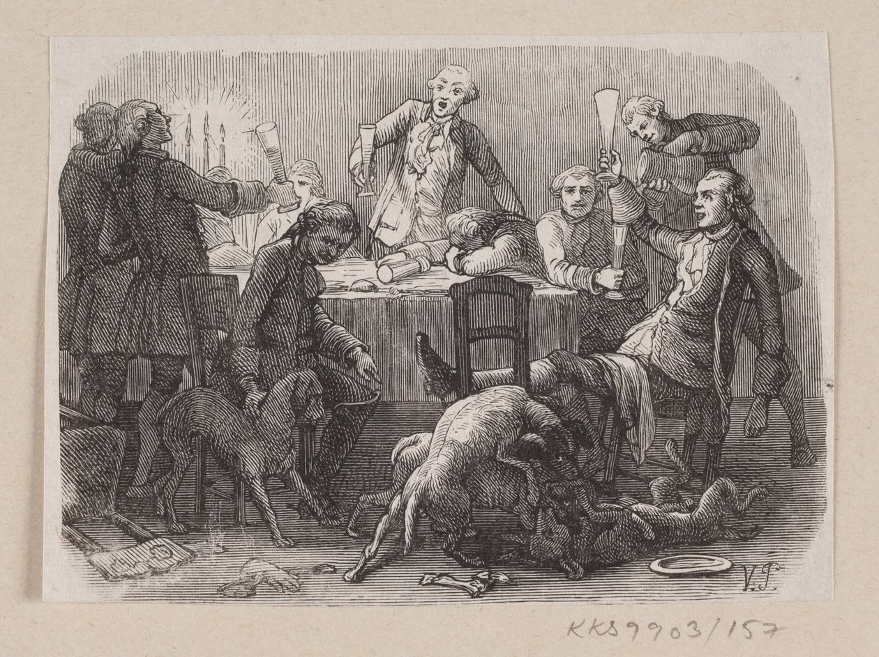 Illustration til "Alt paa sin rette Plads" i H.C. Andersen, "Eventyr og Historier", Bind 2 af H.P. Hansen