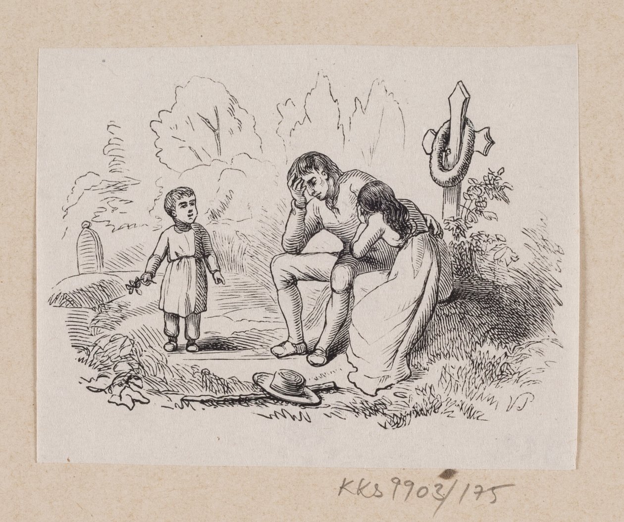 Illustration til "Den sidste Perle" i H.C. Andersen, "Eventyr og Historier", Bind 2 af H.P. Hansen