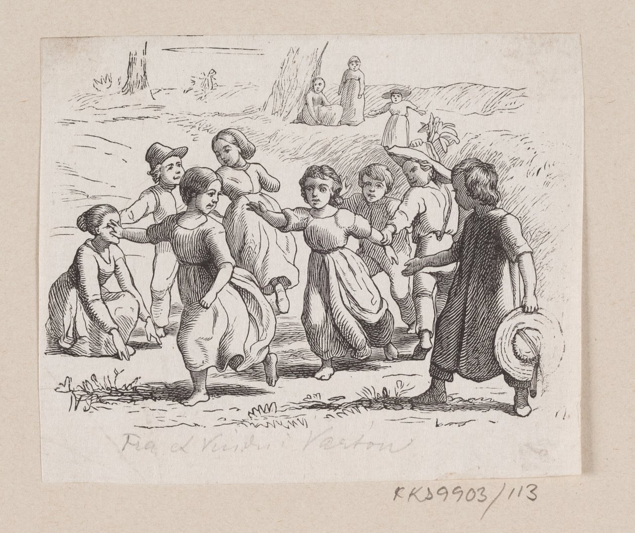 Illustration til "Fra et Vindue i Vartou" i H.C. Andersen, "Eventyr og Historier", Bind 2 af H.P. Hansen