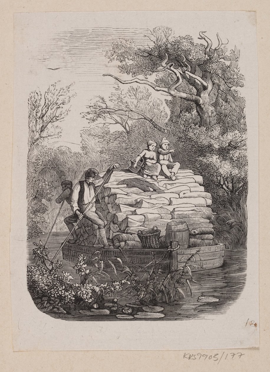 Illustration til "Ib og lille Christine" i H.C. Andersen, "Eventyr og Historier", Bind 2 af H.P. Hansen