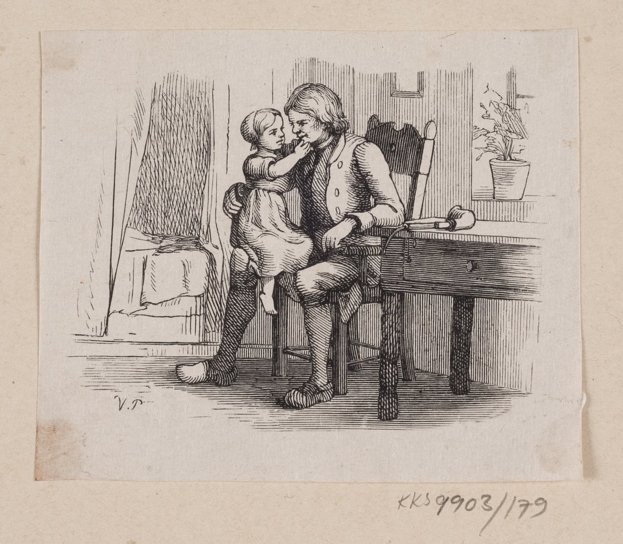 Illustration til "Ib og lille Christine" i H.C. Andersen, "Eventyr og Historier", Bind 2 af H.P. Hansen