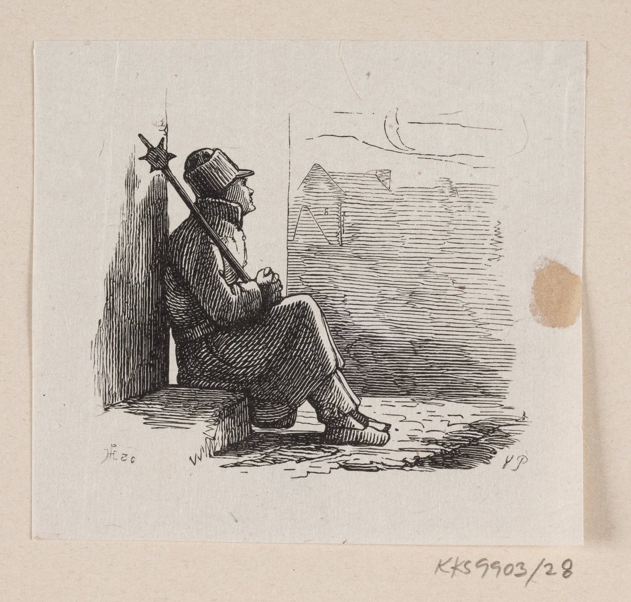 Illustration til "Lykkens Kalosker" i H.C. Andersen, "Eventyr og Historier", Bind 1 af H.P. Hansen