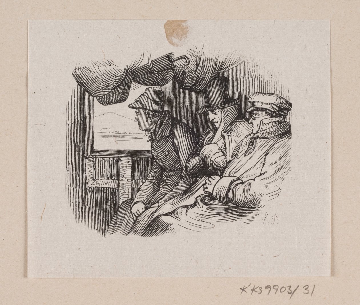 Illustration til "Lykkens Kalosker" i H.C. Andersen, "Eventyr og Historier", Bind 1 af H.P. Hansen
