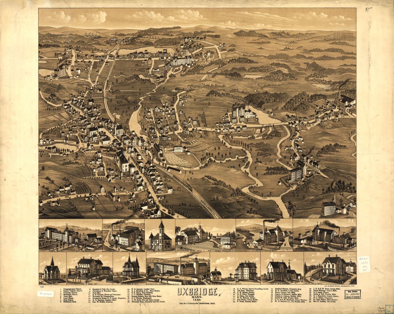 Uxbridge, Mass. 1880. af H. Beck and Pauli Bigelow