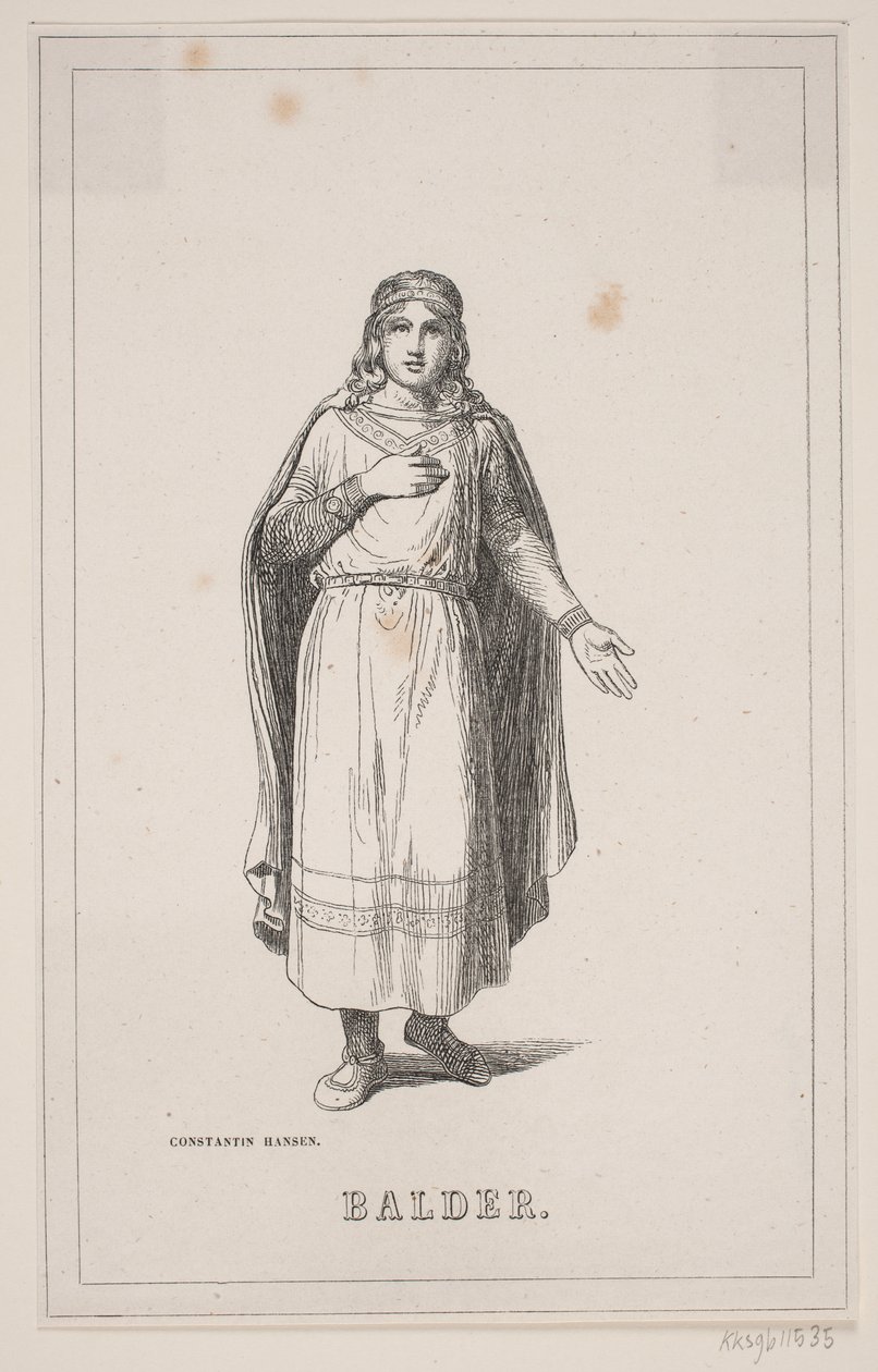 Balder. Illustration til Fabricius