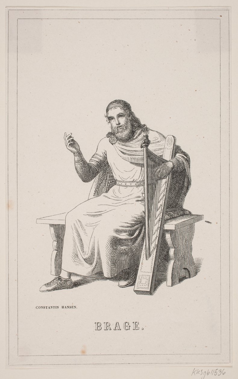 Brage. Illustration til Fabricius