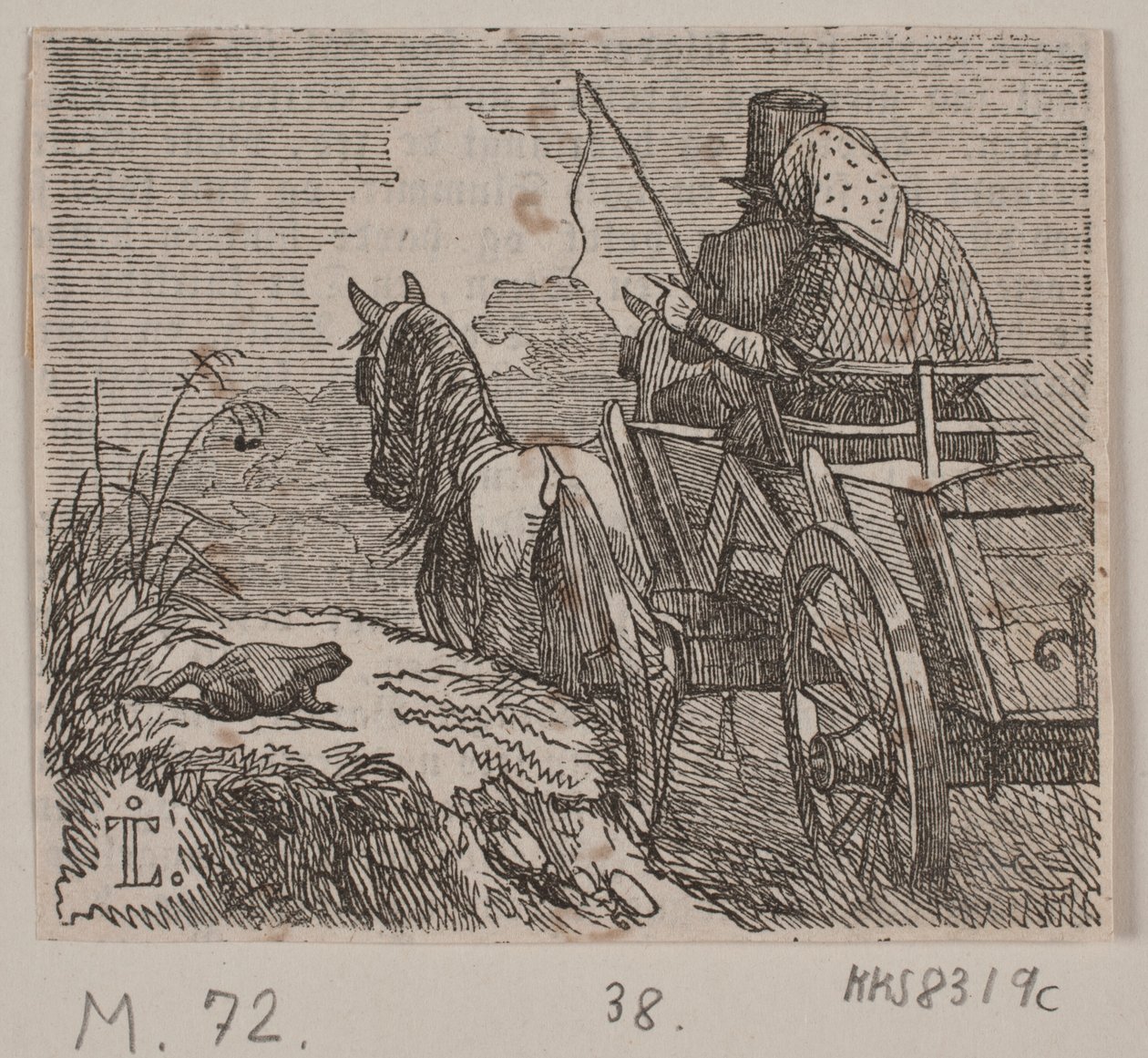 Illustration til "Gjordemoderen og Trolden" af H. C. Henneberg
