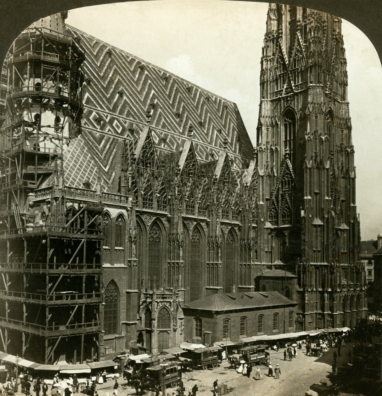 St Stephen Stephansdom-katedralen, Wien, Østrig. af H. C. White