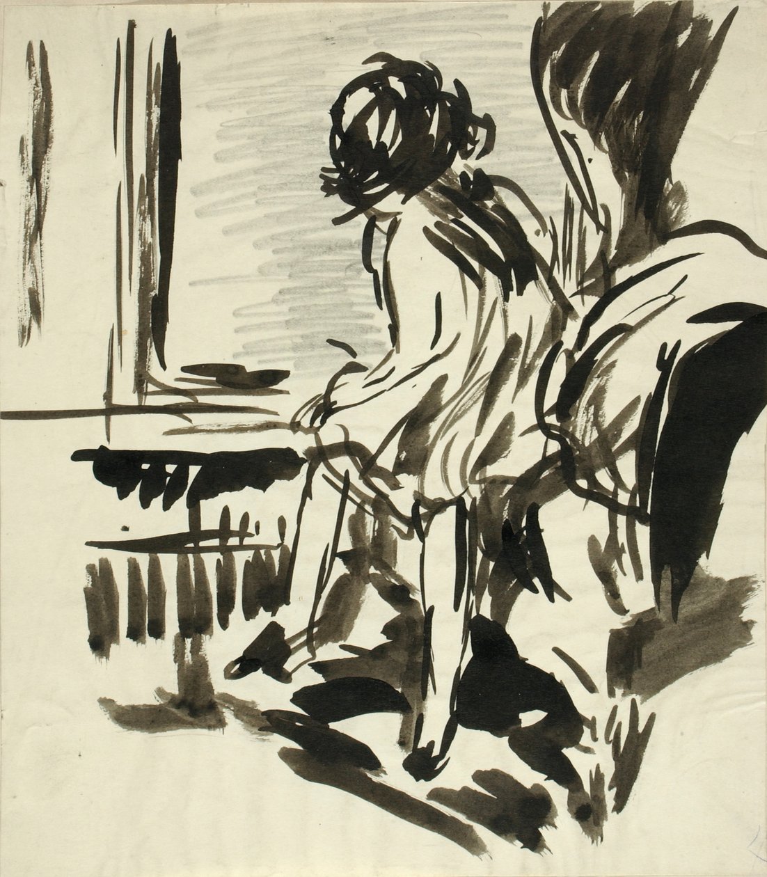 (Havnescenen) af H. Lyman Sayen