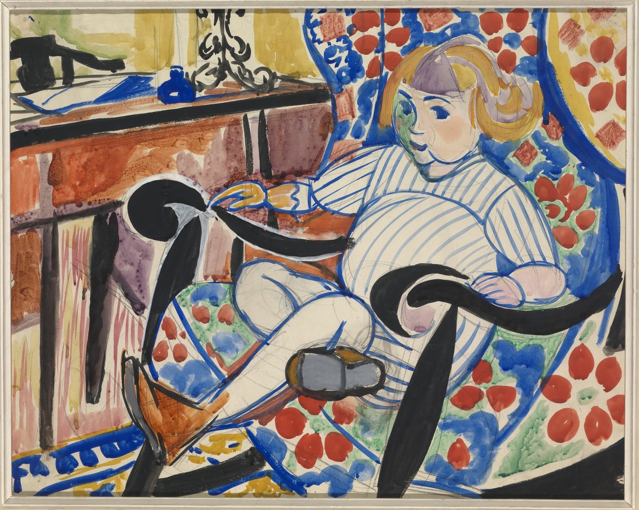 Gouache af H. Lyman Sayen