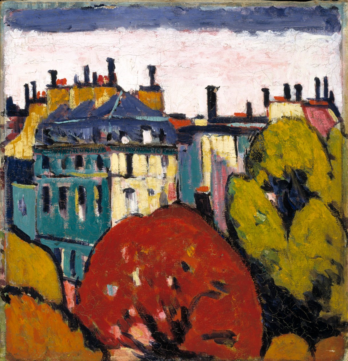 Landskab, Paris af H. Lyman Sayen