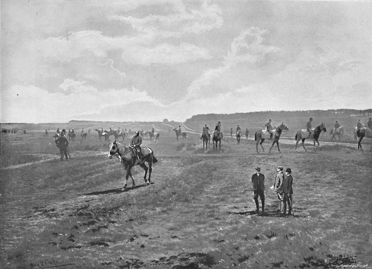 Bury Hills, Newmarket, c1896 af H. R. Sherborn