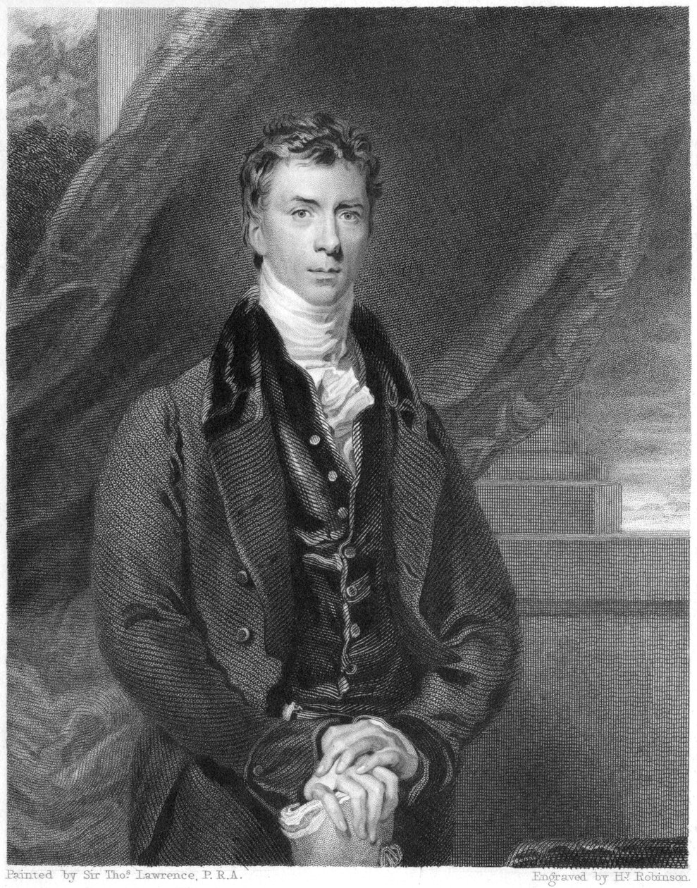 Henry Peter Brougham, 1st Baron Brougham og Vaux, skotsk advokat og politiker, 1833 af H. Robinson