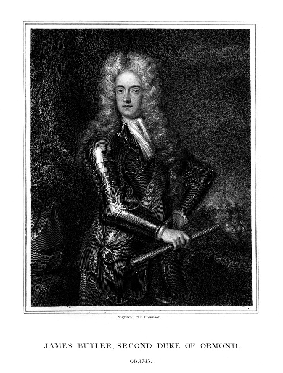 James Butler, 2. hertug af Ormonde, irsk statsmand og soldat, 1831. af H. Robinson