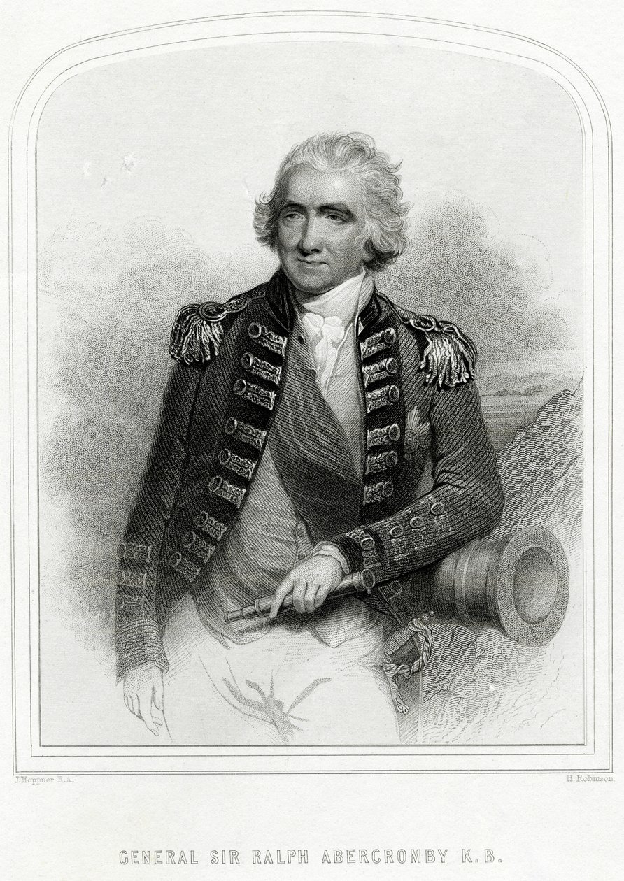 Ralph Abercromby 1734-1801, skotsk soldat af H. Robinson