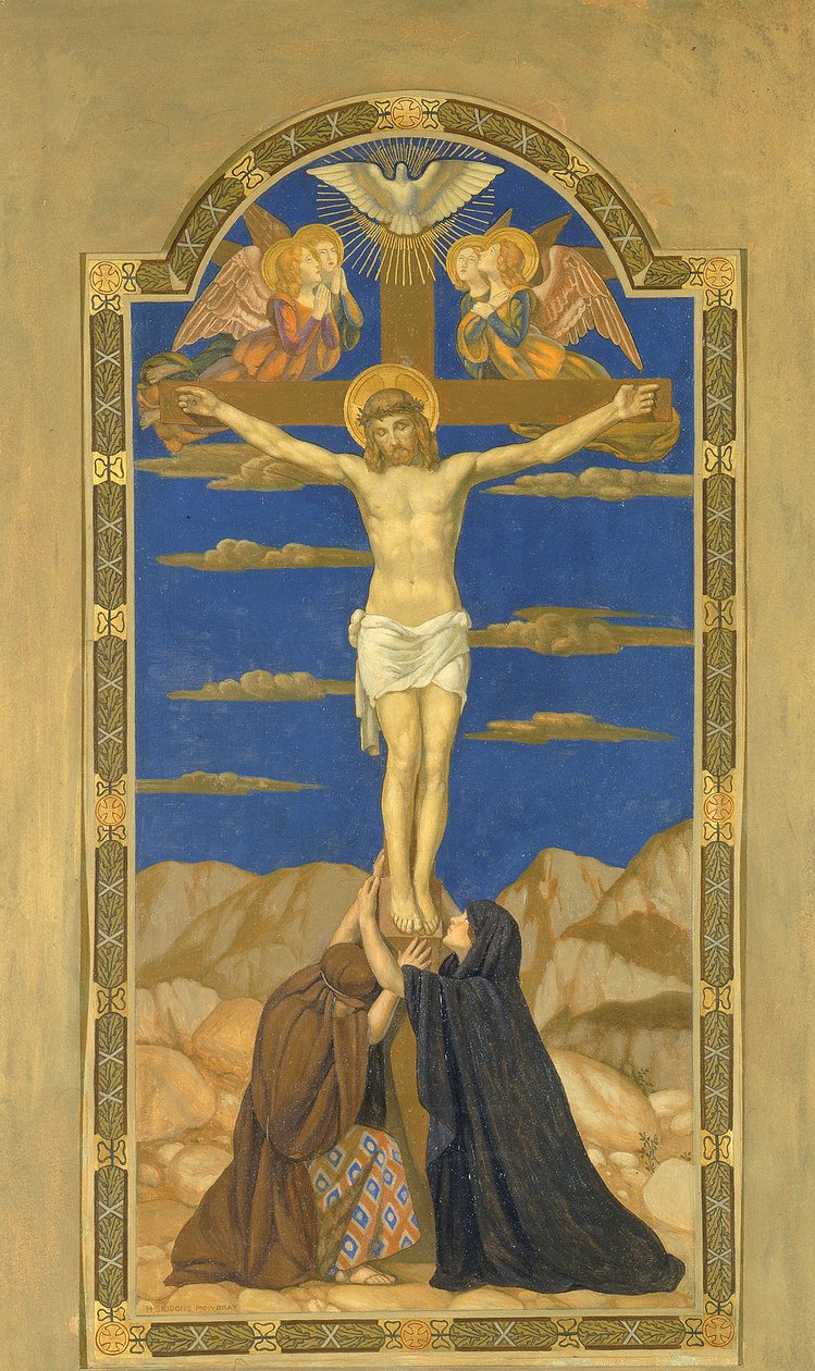 Korsfæstelse, 1915-1925. af H. Siddons Mowbray