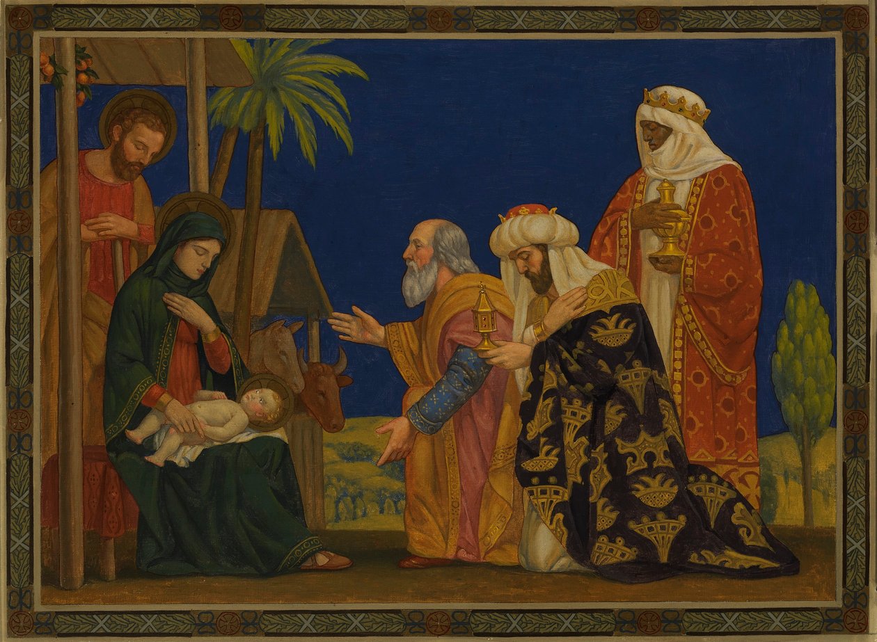 De hellige tre konger af H. Siddons Mowbray