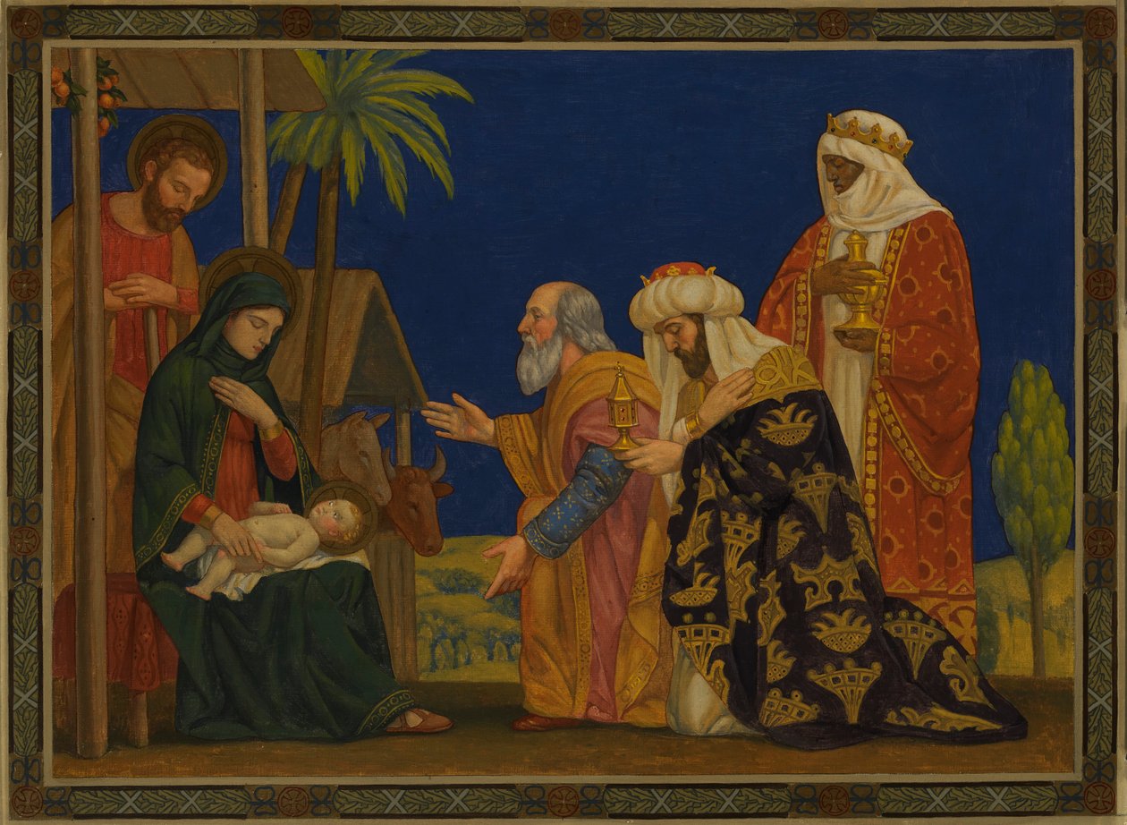 Magi, ca. 1915. af H. Siddons Mowbray