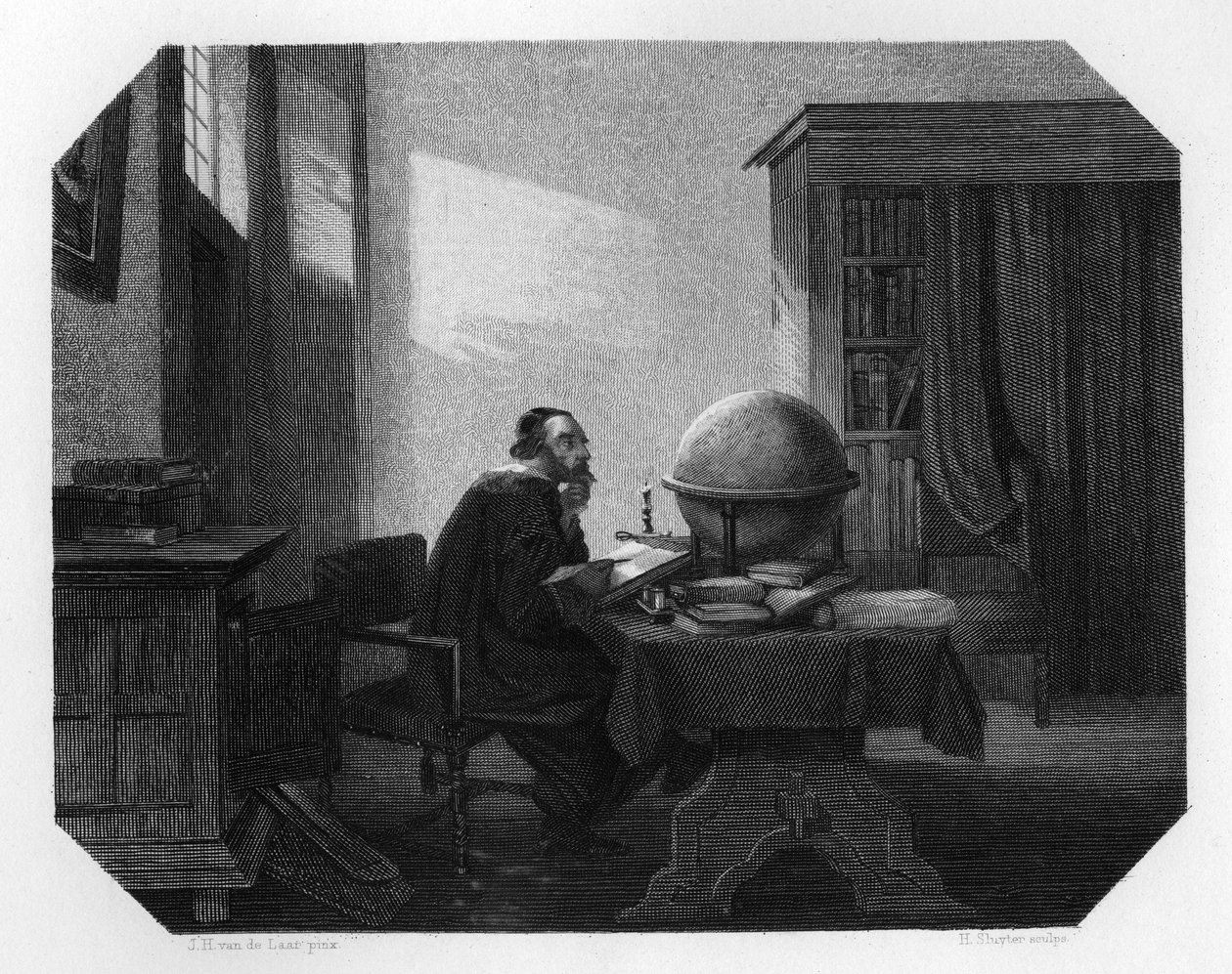 Metius, hollandsk geometer og astronom, c1870 af H. Sluyter