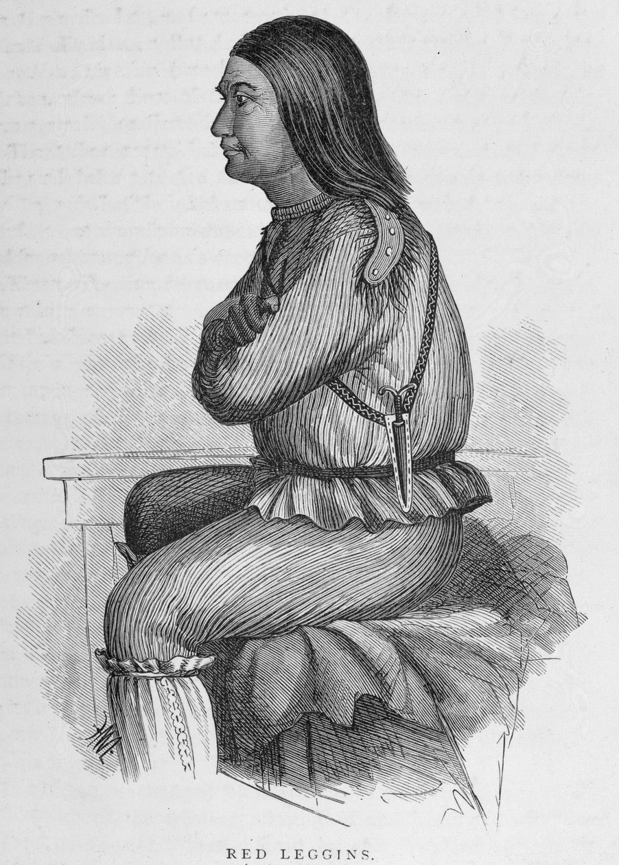Red Leggins, chef ved Fort Yukon, fra 