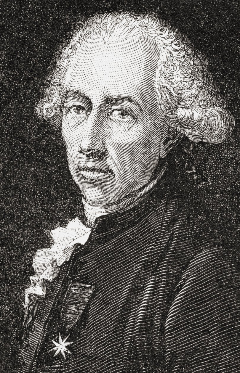 Francois Alexandre Frederic, Duc de la Rouchefoucauld-Liancourt, graveret af Pannemaker-Ligny, fra 